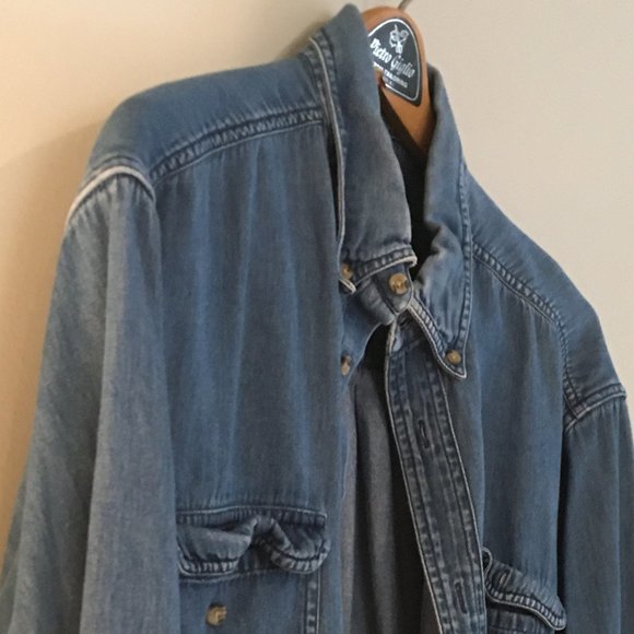VINTAGE DENIM BUTTON UP - Picture 9 of 14